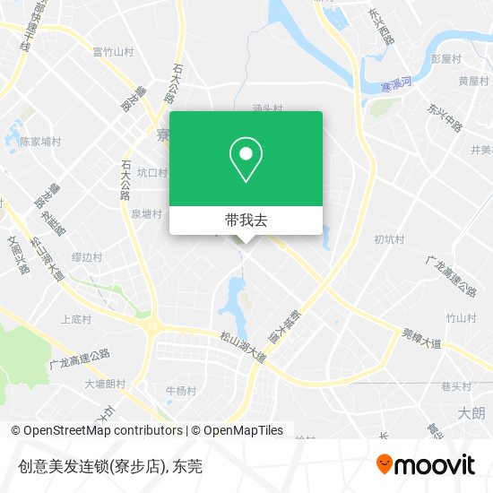 创意美发连锁(寮步店)地图