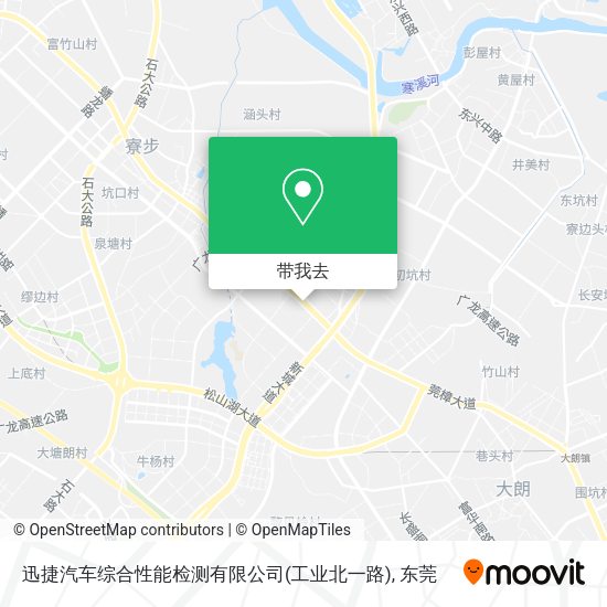 迅捷汽车综合性能检测有限公司(工业北一路)地图