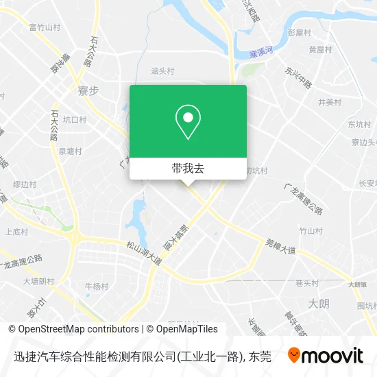 迅捷汽车综合性能检测有限公司(工业北一路)地图