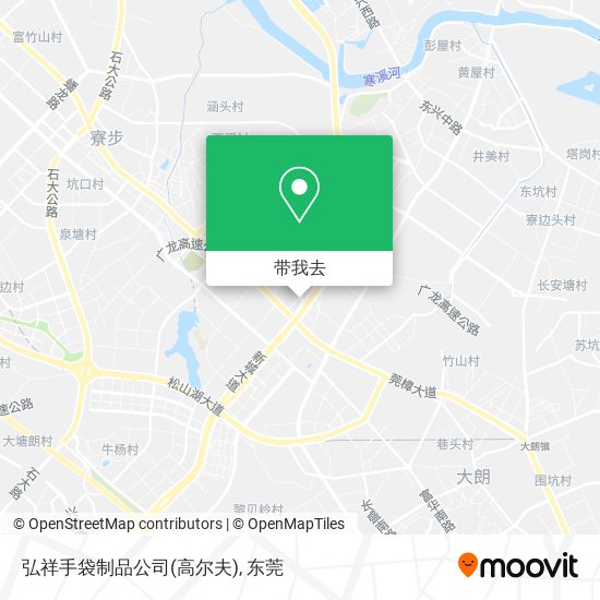 弘祥手袋制品公司(高尔夫)地图