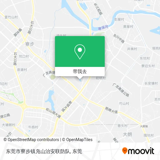 东莞市寮步镇凫山治安联防队地图
