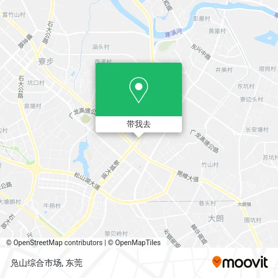 凫山综合市场地图