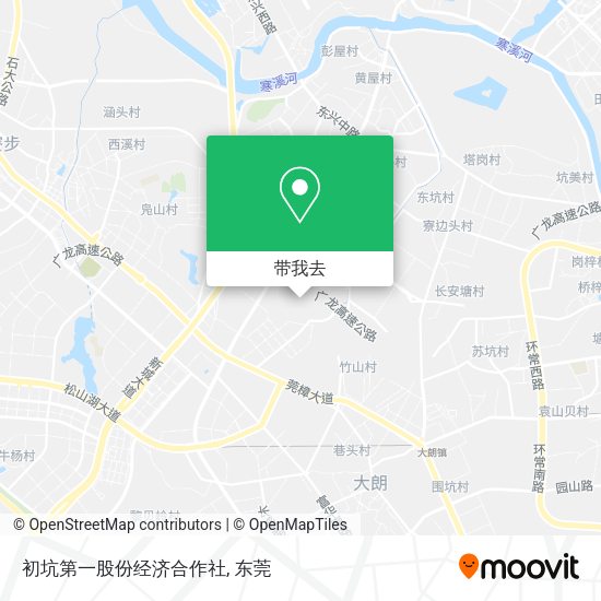 初坑第一股份经济合作社地图