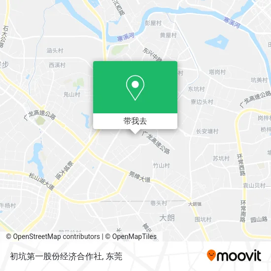 初坑第一股份经济合作社地图