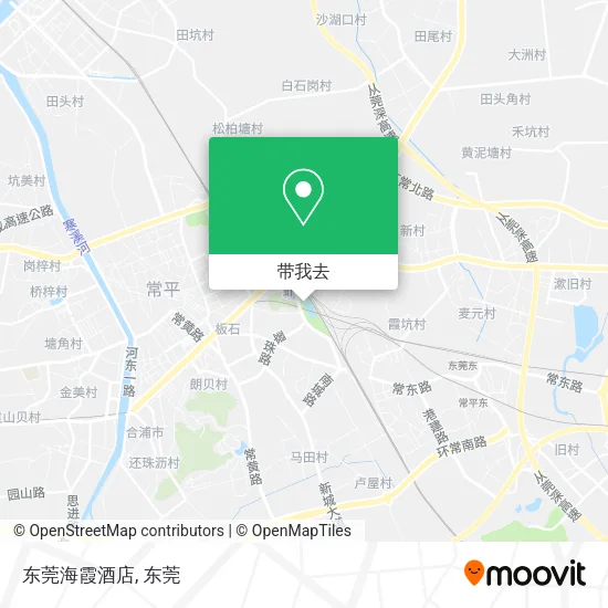 东莞海霞酒店地图
