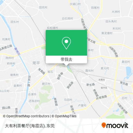 大有利茶餐厅(海霞店)地图