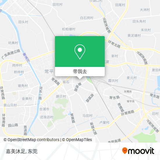 嘉美沐足地图