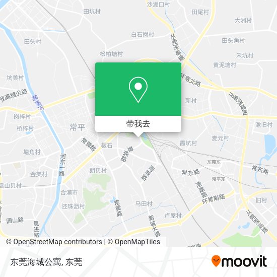东莞海城公寓地图