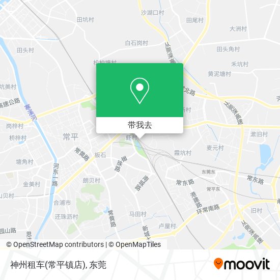 神州租车(常平镇店)地图