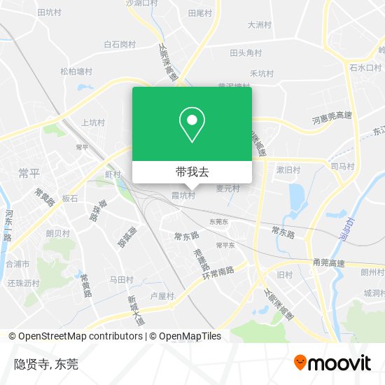 隐贤寺地图