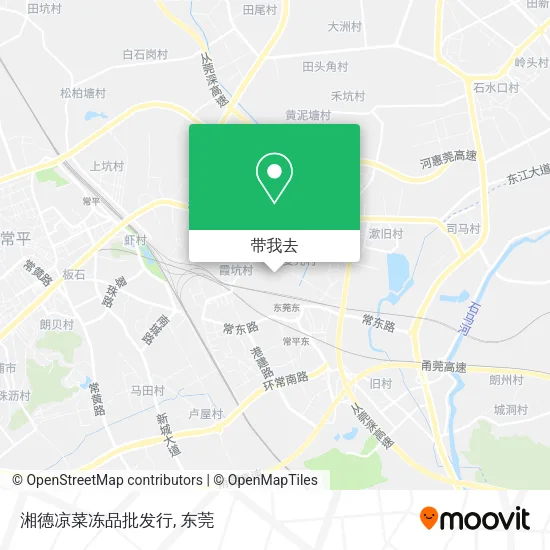 湘德凉菜冻品批发行地图