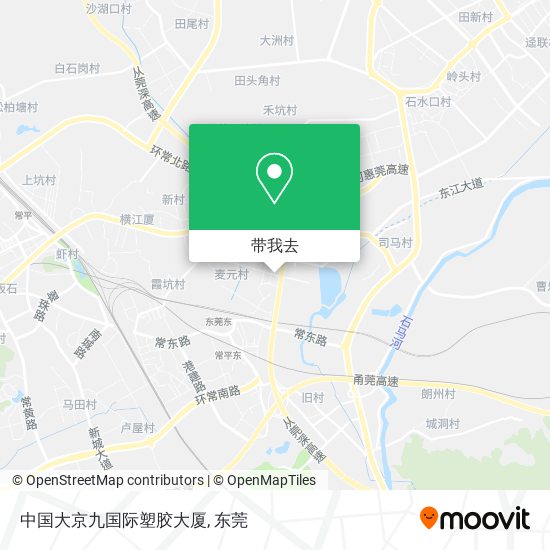 中国大京九国际塑胶大厦地图