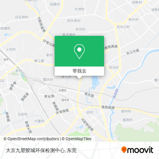 大京九塑胶城环保检测中心地图