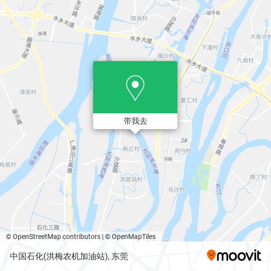 中国石化(洪梅农机加油站)地图