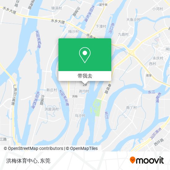 洪梅体育中心地图