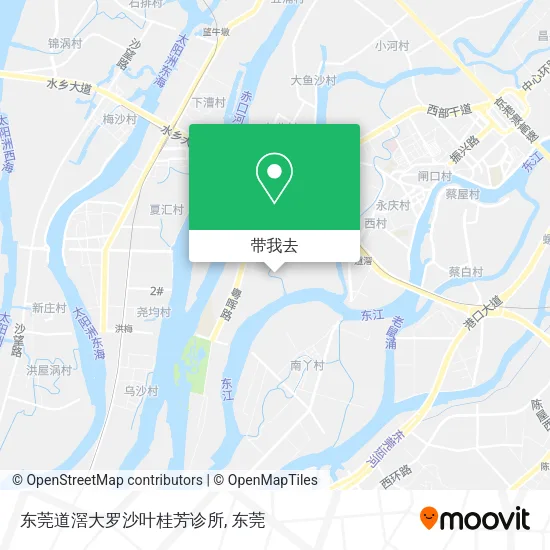 东莞道滘大罗沙叶桂芳诊所地图