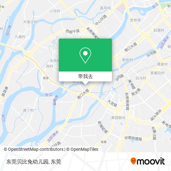 东莞贝比兔幼儿园地图