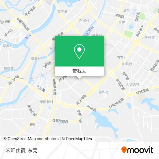 宏旺住宿地图