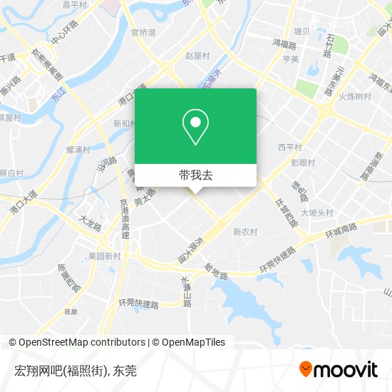 宏翔网吧(福照街)地图