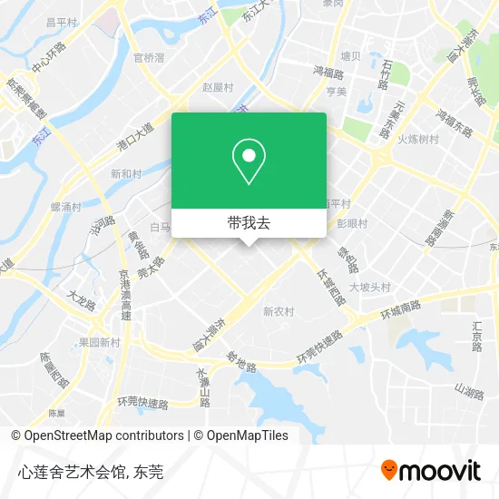 心莲舍艺术会馆地图