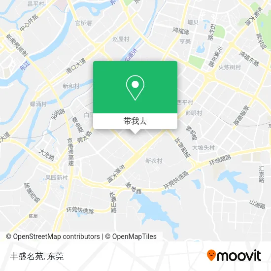 丰盛名苑地图