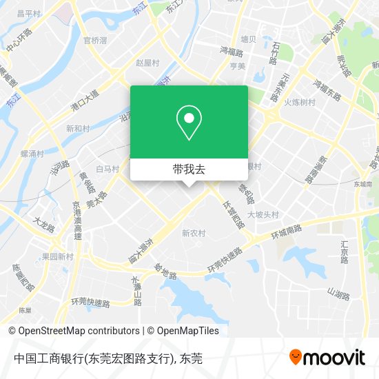 中国工商银行(东莞宏图路支行)地图
