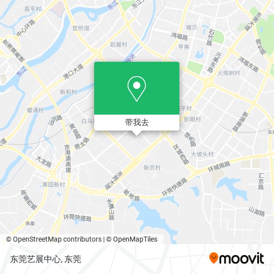 东莞艺展中心地图