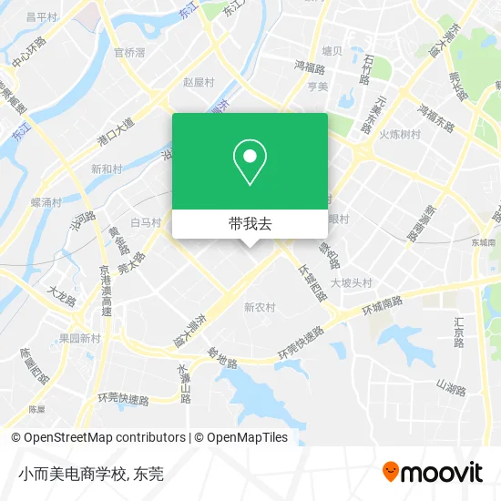 小而美电商学校地图