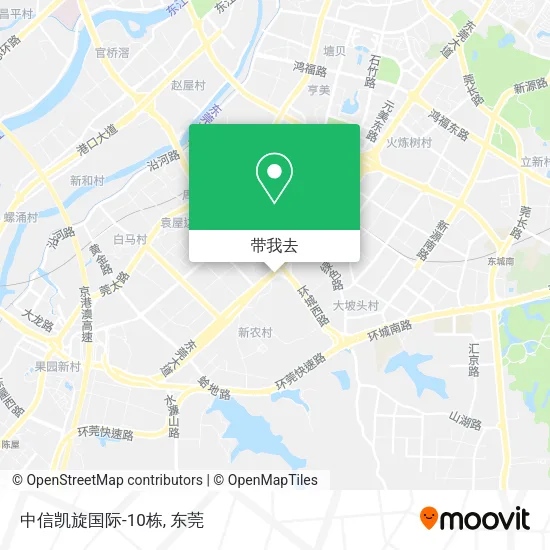 中信凯旋国际-10栋地图
