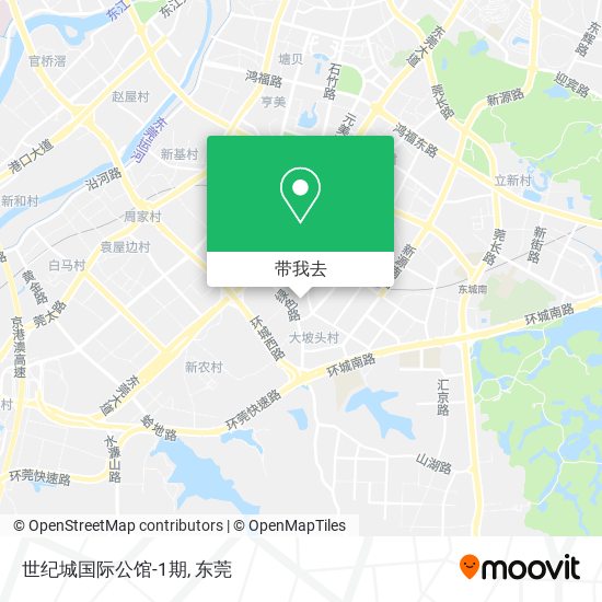 世纪城国际公馆-1期地图