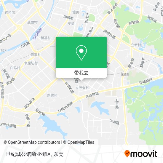 世纪城公馆商业街区地图