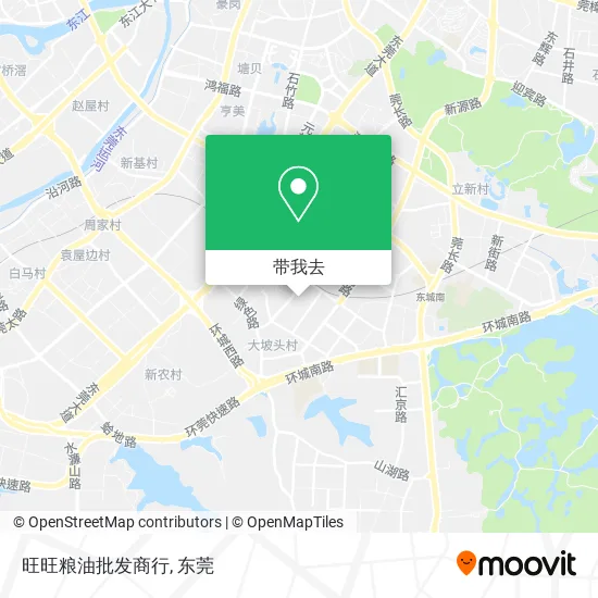 旺旺粮油批发商行地图