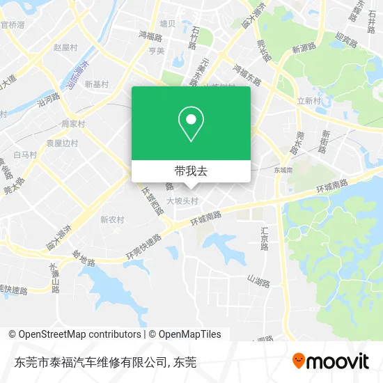 东莞市泰福汽车维修有限公司地图