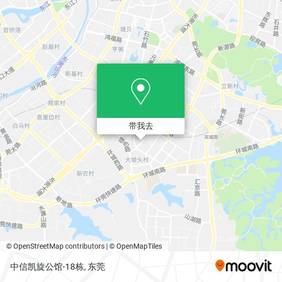 中信凯旋公馆-18栋地图