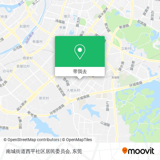 南城街道西平社区居民委员会地图