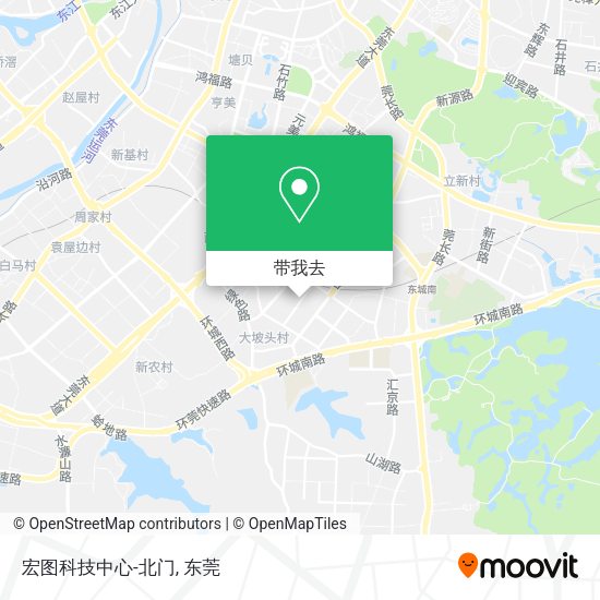 宏图科技中心-北门地图