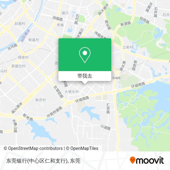 东莞银行(中心区仁和支行)地图