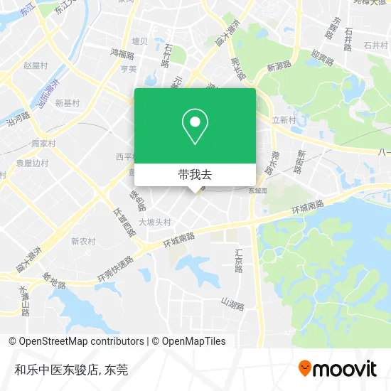 和乐中医东骏店地图