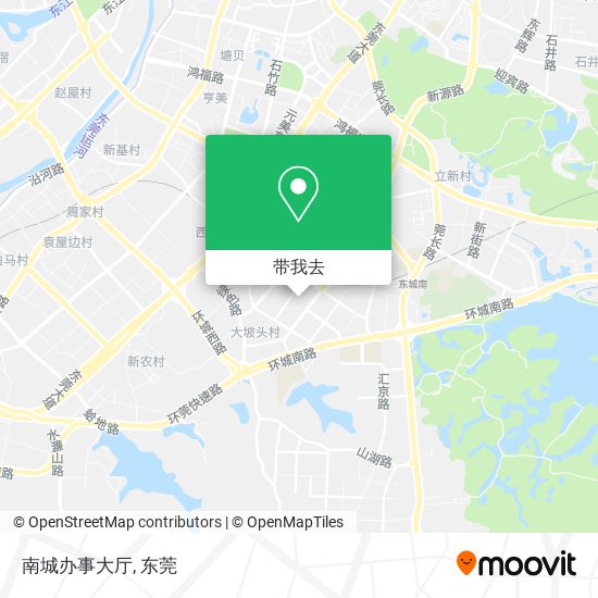 南城办事大厅地图