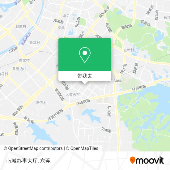 南城办事大厅地图