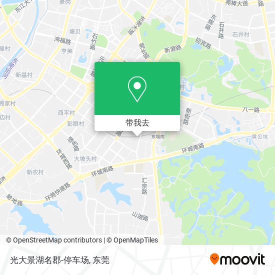 光大景湖名郡-停车场地图