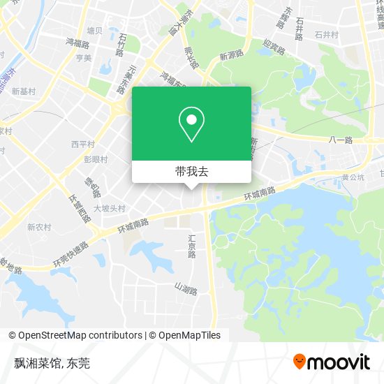飘湘菜馆地图