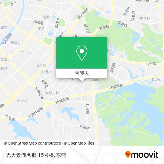 光大景湖名郡-15号楼地图