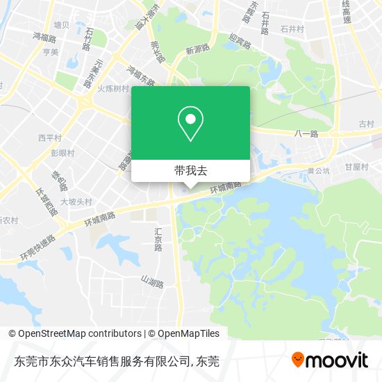 东莞市东众汽车销售服务有限公司地图