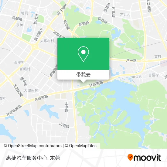 惠捷汽车服务中心地图