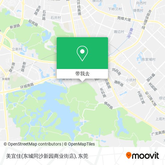 美宜佳(东城同沙新园商业街店)地图