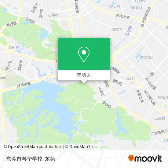 东莞市粤华学校地图