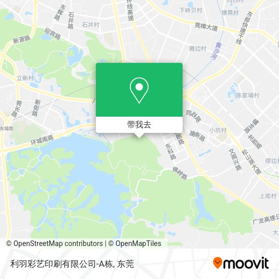 利羽彩艺印刷有限公司-A栋地图