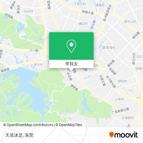 天添沐足地图