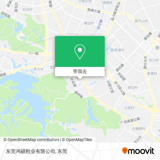 东莞鸿硕鞋业有限公司地图